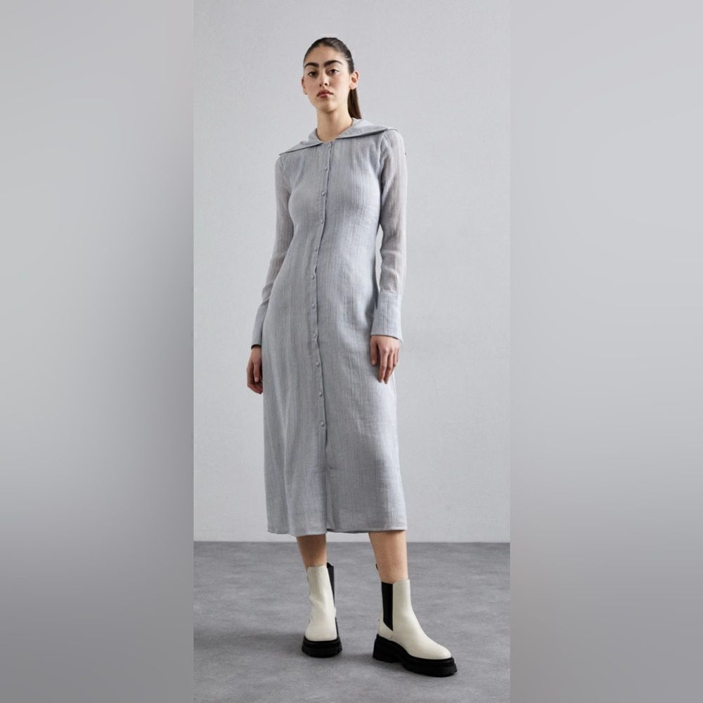 Zadig & Voltaire boots Semy Chelsea Ride platform combat Boot cream New 38/7 - Picture 3 of 17